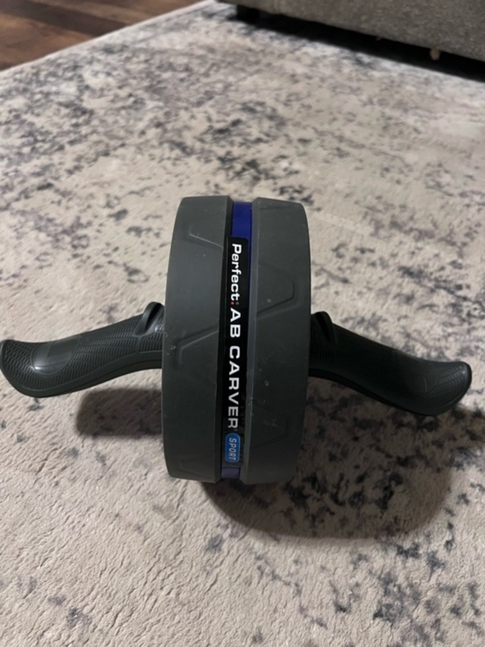 Perfect Ab Carver Sport Ab Wheel - Black with Blue Trim